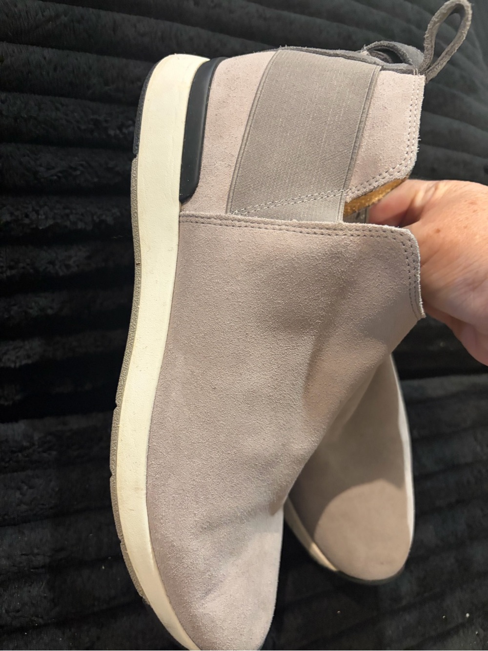 Women’s Vionic Slip-On Suede Chelsea Athletic Bootie - Picture 4 of 11